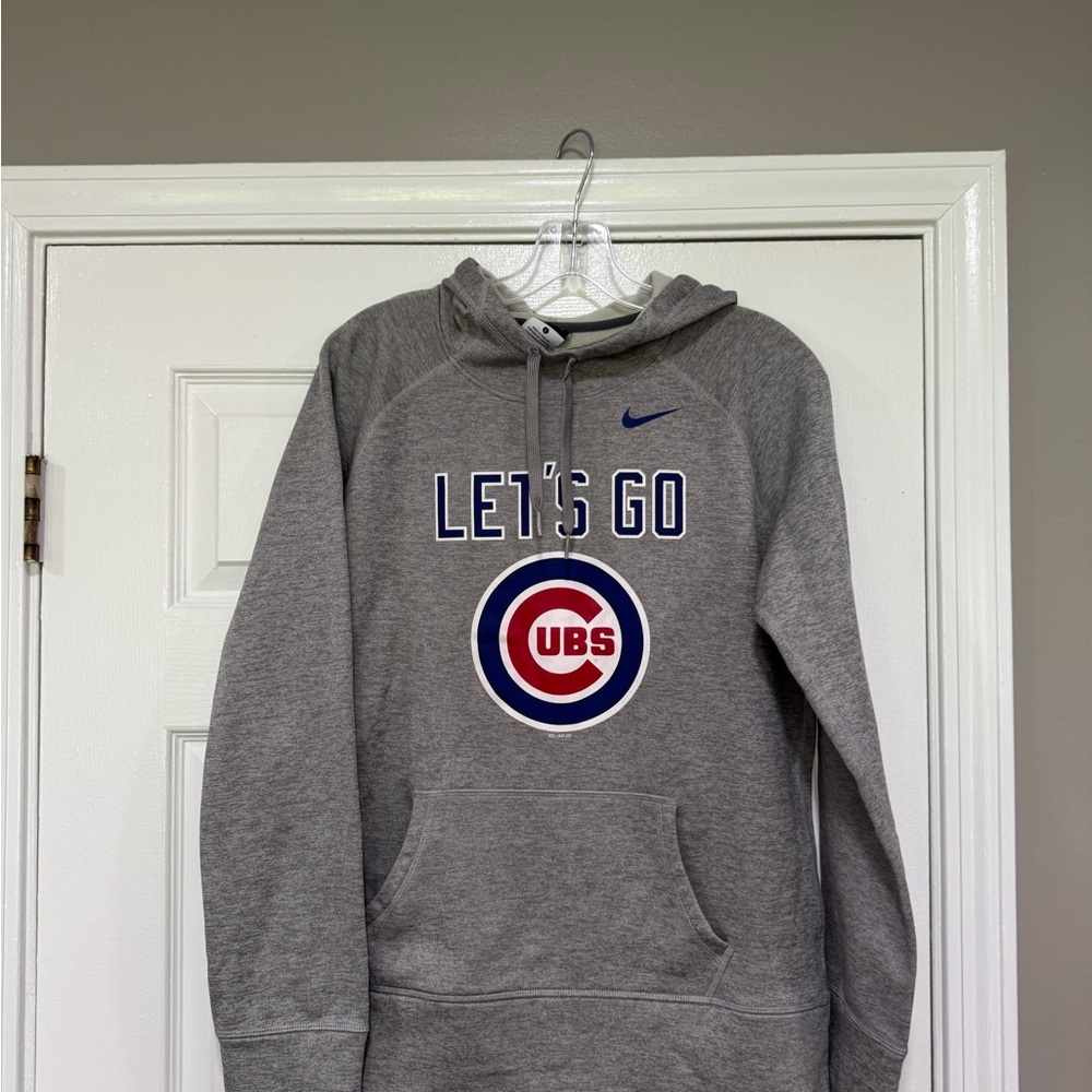 Nike Gray Cubs Fan Hoodie